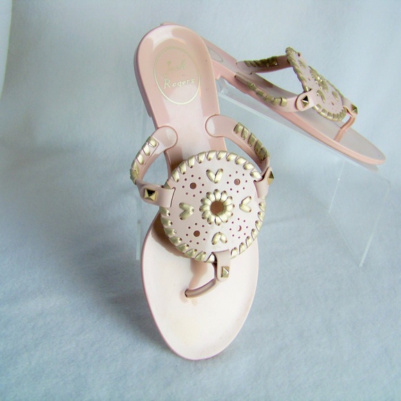 Jack Rogers Shoes - JACK ROGERS Georgica Thong Sandal Light Pink Sz 6